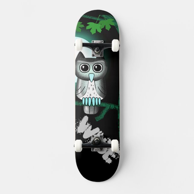 Conselho de Skate Wise Owl (Frente)