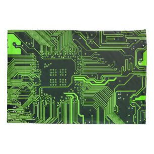 Conselho do circuito do computador legal - Verde