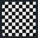 Conselho do Verificador Preto e Branco Bandana<br><div class="desc">Esta bandana bonita é o acessório perfeito para você,  seu filho ou seu cachorro favorito.</div>