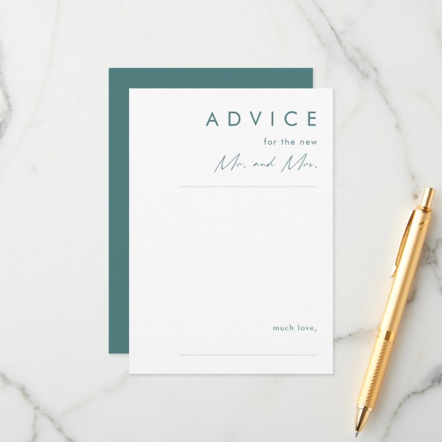 Conselho Dusty Boho | Cartão de Conselheiro de Casamento Ve (Frente/Verso In Situ)