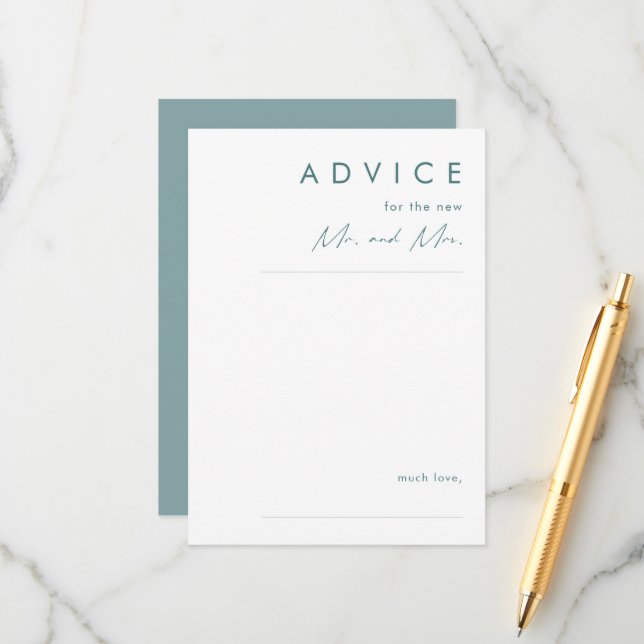Conselho Dusty Boho | Cartão de conselheiro para casamento  (Frente/Verso In Situ)