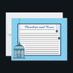 Conselho Embalagem de Cartão de Aconselhamento Escrita/Gaio<br><div class="desc">Estas adoráveis Cartas de Aconselhamento Escrito são a adição perfeita a qualquer casamento. Basta entregar estas cartas aos seus convidados, juntamente com canetas Sharpie de ponta fina. Seus hóspedes podem anotar qualquer conselho que tenham para a nova noiva e noiva. Estas são impressas com tamanho de 4, 25" x 5,...</div>