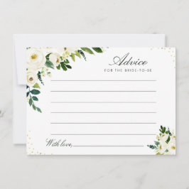 conselho floral branco de marfim de aquarela