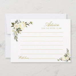 conselho floral de marfim de aquarela