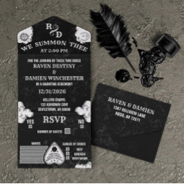 Conselho Gothic Spirit Fall Halloween, Casamento W
