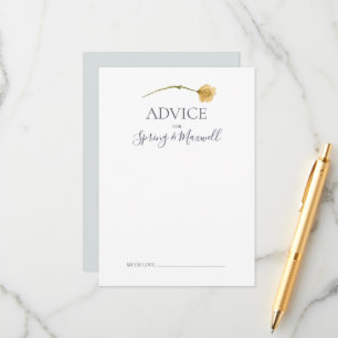 Conselho Primavera Wildflower   Cartão de conselheiro para 