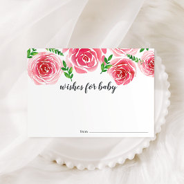 Conselho Proveniência Rosa | Desejos para Cartão de Bebê