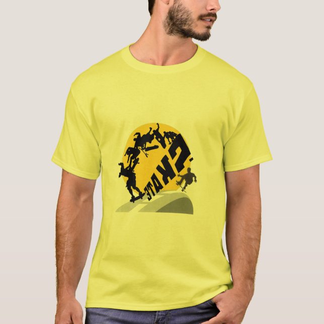 conselho skate T-Shirt (Frente)