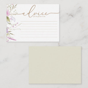 Conselho Wildflower Meadow   Cartão de Chá de fraldas