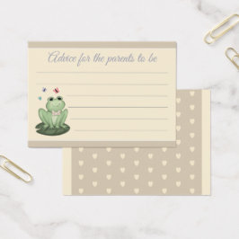 Conselhos Caprichosos de Sapo em Creme para Chás d