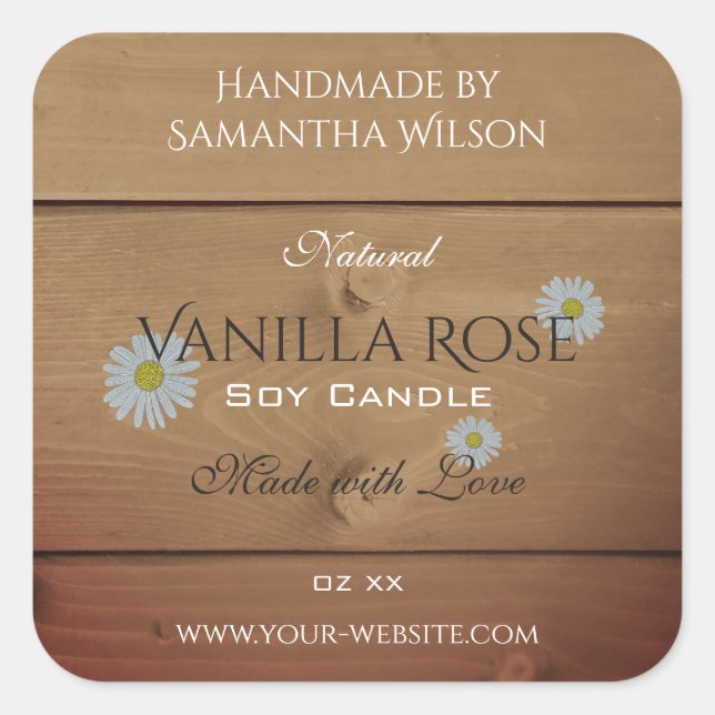 Conselhos De Madeira Etiqueta De Embalagem Do Prod (Frente)