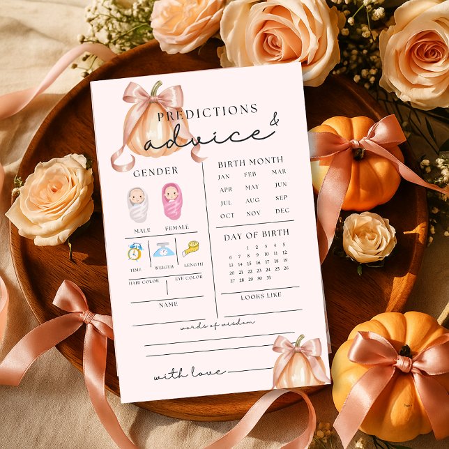 Conselhos E Previsões De Chás de fraldas De Abóbor (Criador carregado)