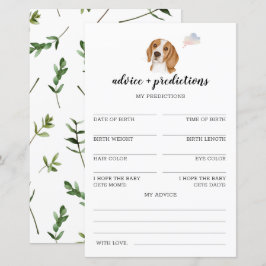 Conselhos e previsões Jogo de chá de bebê Beagle B