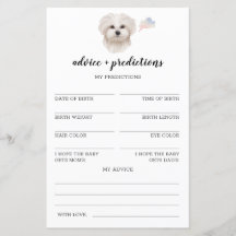 Conselhos e previsões Jogo de Chá de fraldas Maltê