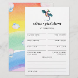 Conselhos e previsões Jogo do Chá de fraldas Dragã