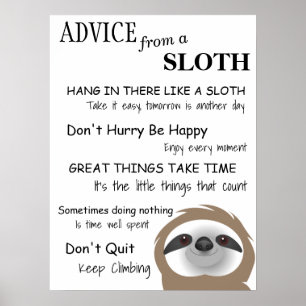 Conselhos Inspiracionais de um Poster de Lama