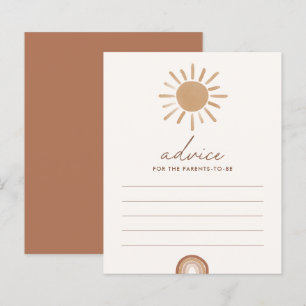 Conselhos para pais Jogo de Chá de fraldas Boho Su