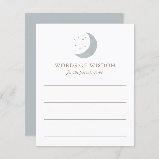 Conselhos para pais sobre o jogo de Chá de fraldas (Frente/Verso)