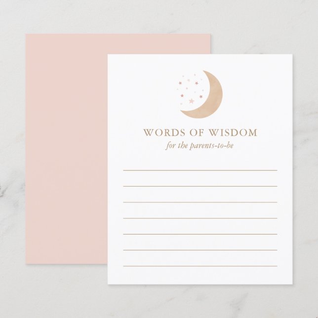 Conselhos para pais sobre o jogo de Chá de fraldas (Frente/Verso)