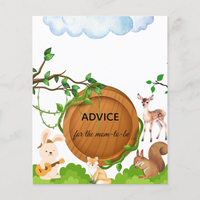 Conselhos sobre Chás de fraldas de Animais Florest (Frente)