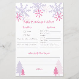 Conselhos sobre previsões de inverno para o Floco