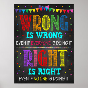 Consequências Poster de sala de aula