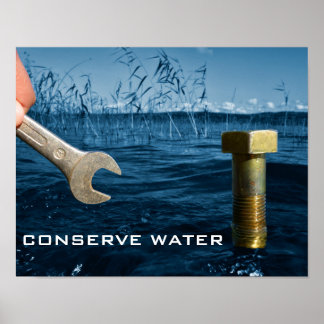 Conservar poster de água