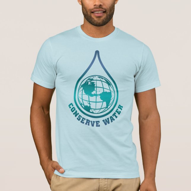 Conserve o t-shirt da água (Frente)