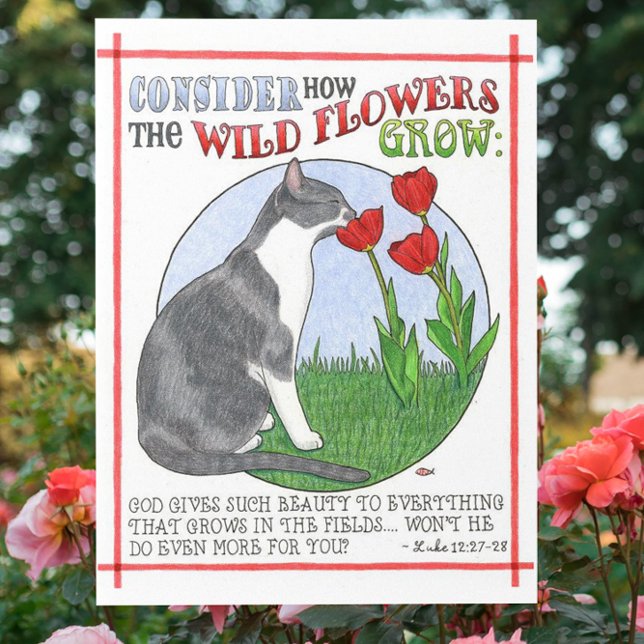 Considere o cartão postal Inspiracional das Flores (Criador carregado)