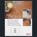 Considere o Folheto de Concreto para os Contratant<br><div class="desc">Preste atenção ao cliente com este passageiro limpo e moderno. Adicione seu logotipo e informações de contato para que os clientes potenciais saibam quem deve chamar seu próximo projeto. Este folheto permite que seus clientes saibam que você usa orgulhosamente a Solomon Colors - o principal fornecedor de cor de concreto,...</div>