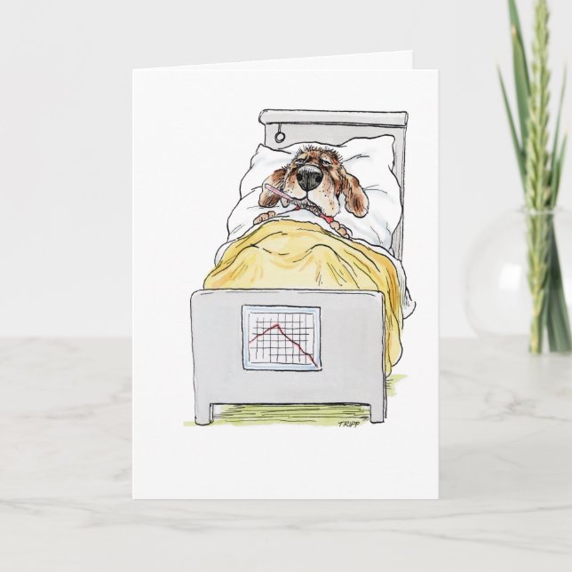 Consiga Bem Em Breve Um Cartão De Saudação De Cach (Frente)