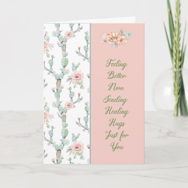 Consiga um bom cartão para a Pheumonia com os Cact (Frente)