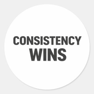 Consistência Vence – Adesivo de Motivação Mínima