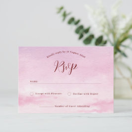 Consola romântica convite para casamento rsvp
