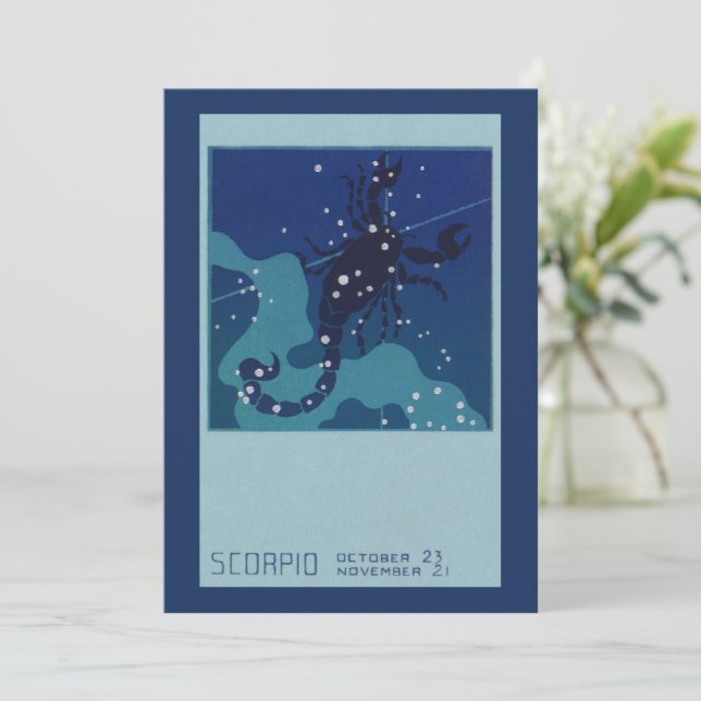 Constelação de Escorpião, Astrologia do Zodíaco Vi (Em pé/Frente)