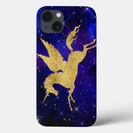 Constelação de Galáxia Unicorn Stardust Azul Doura