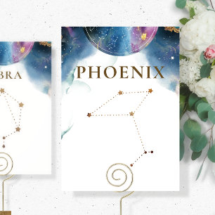 Constelação de Phoenix, Número de Tabela Celest
