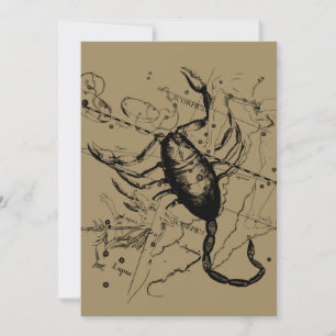 Constelação de Scorpio Hevelius 1690 Out23 -Nov 21