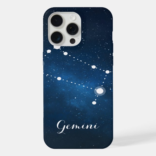 Constelação de Sinal Gemini Zodiac (Verso)