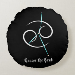 Constelação do Zodíaco Câncer Almofada Redonda