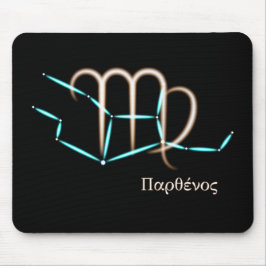 Constelação do Zodíaco Virgem Mouse Pad