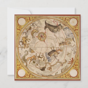 Constelação Estrelas Céu do Sul Astronomia Vintage