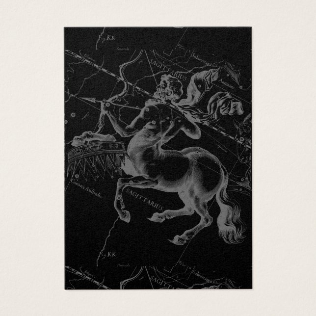 Constelação Sagittarius Hevelius1690 nov22-dez21 (Frente)