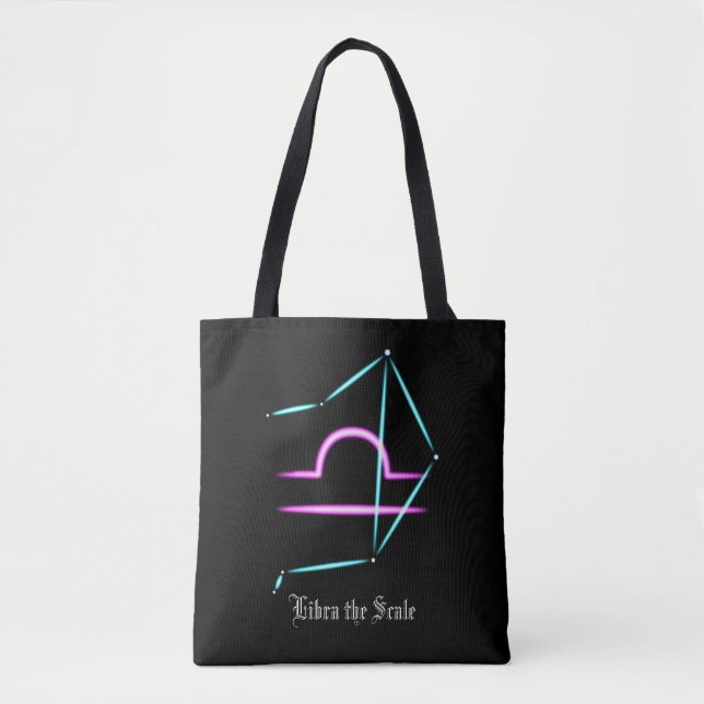 Constelação Zodiac Libra Tote Bag (Frente)