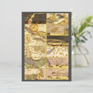 Constelações Vintage, Astronomia Antiga & Estrelas