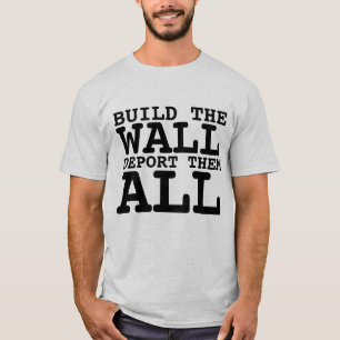 CONSTRUA A PAREDE, DEPORT TUDO, T-SHIRT DO TRUNFO