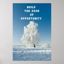 "Construa a porta", Poster de Wall Art Inspiracion