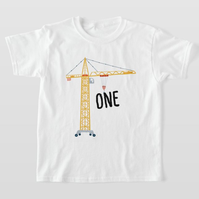 Construção Aniversário T-Shirt (Postura )