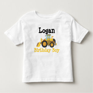 Construção Birthday Toddler T-shirt