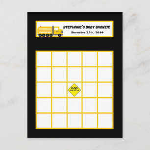 Construção que pode escrever-se do cartão do Bingo